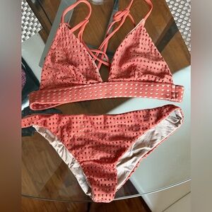 Acacia Swimwear Coral Bikini Set